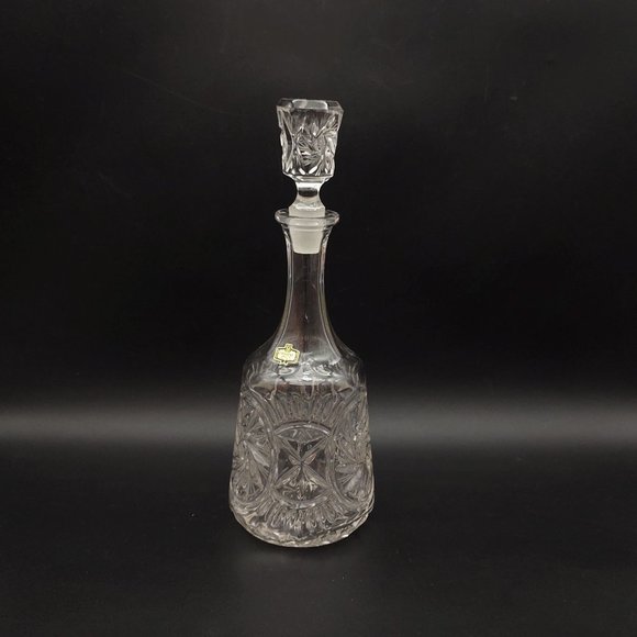 European Crystal Glass Carafe by Zajecar - Picture 5 of 11